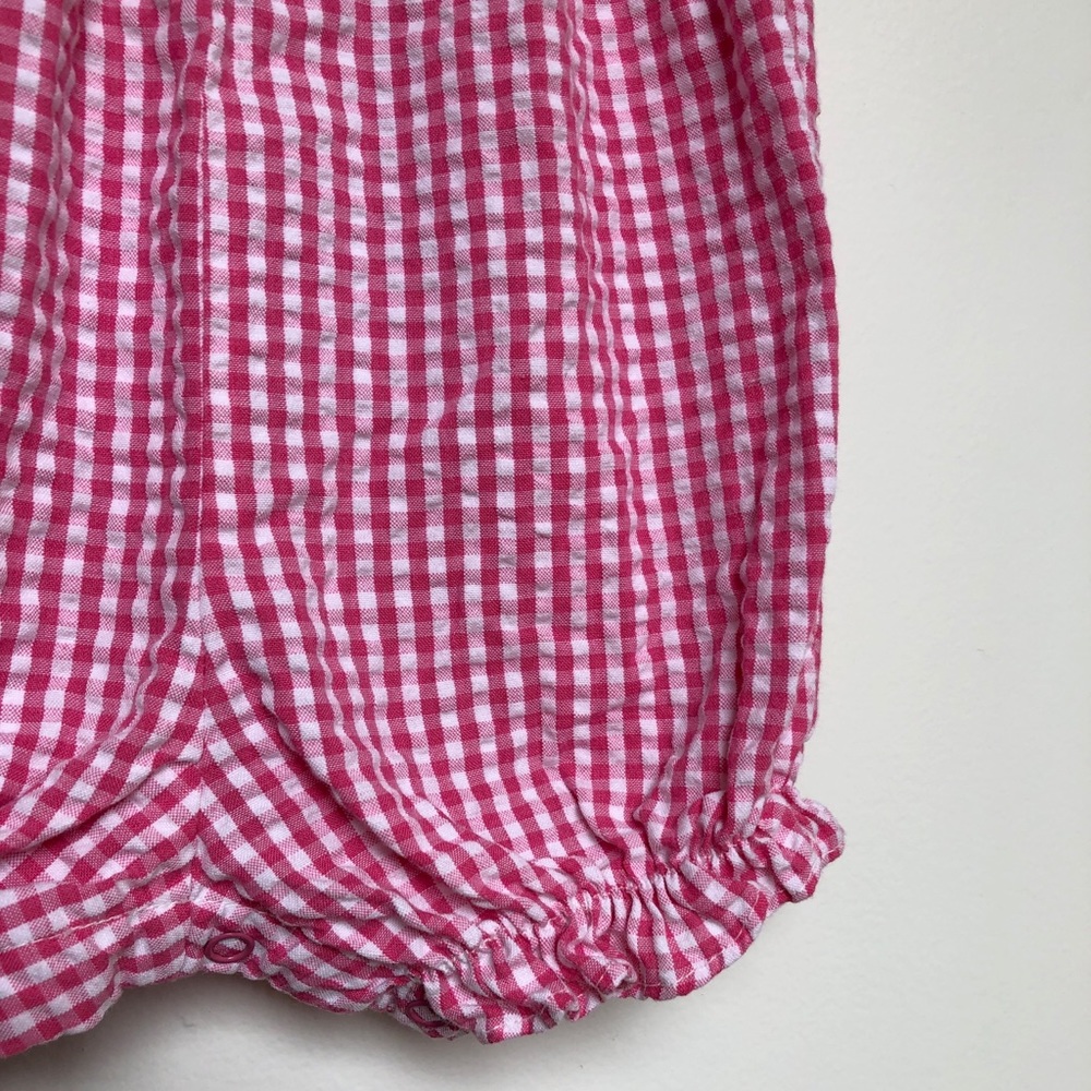 Pink gingham romper 💗 - Picture 7 of 7